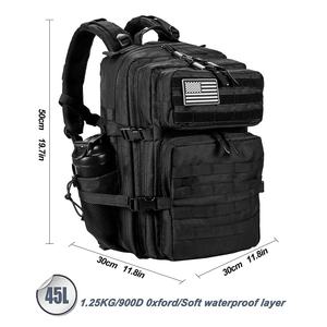 Mochila Táctica Personalizada con Logotipo, 900D Oxford, Impermeable, 45L, Molle, para Fitness, Atletismo, <span class=keywords><strong>Crossfit</strong></span>, Gimnasio - Product Image 5