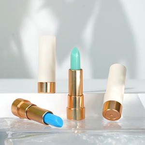 Venta al por mayor nuevo lápiz labial hidratante que cambia de Color de etiqueta privada de alta calidad tubo dorado Bálsamo hidratante de larga duración para el cuidado de los labios - Product Image 6