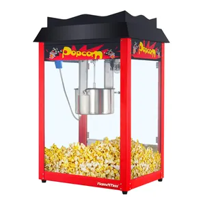 FLAMEMAX 16Oz Big Commercial Kettle Popcorn Making Machine Snack Equipment