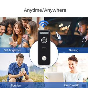 Timbre con Cámara Visible Más Vendido en 2021, Wifi Tuya, 1080P Full HD, Visión Nocturna, Timbre Inteligente con Forma de Anillo, <span class=keywords><strong>Videoportero</strong></span> IP65 Simple T - Product Image 4