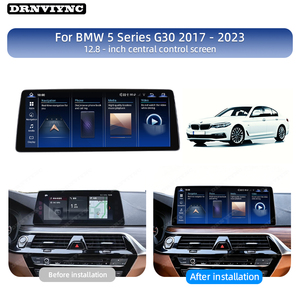 Autoradio Android 13 12,8 pouces pour BMW Série 5 G30 G31 <span class=keywords><strong>2017</strong></span> - 2023 CarPlay Android Auto GPS Bluetooth Écran tactile Lecteur - Product Image 3