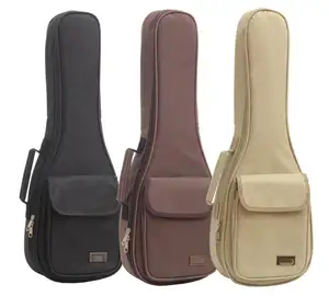 Dikker Sopraan Concert Tenor Ukulele Bag Case Rugzak Handtas 15Mm 21 23 26 Inch Ukelele Zak