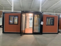 Maison mobile de luxe préfabriquée prête à l'emploi de 40 pieds ou 20 pieds, extensible, avec 2, 3, 4 ou 5 chambres, villa préfabriquée, maison portable