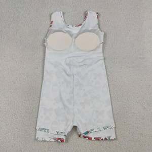 สินค้ามาใหม่ เด็กผู้หญิง ฤดูร้อน 4 กรกฎาคม ชุดเดรสกางเกงขาสั้นทรงเอระบายอากาศได้ดี ความยาวระดับเข่า ชุดโยคะ ชุดออกกำลังกาย - Product Image 3