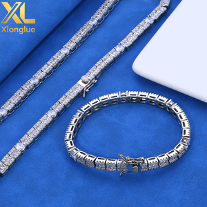 สร้อยข้อมือทองชุบประดับเพชร CZ ขนาด 6 มม. สร้อยคอแบบโชคเกอร์ สร้อยเทนนิส - Product Image 6