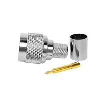 Composants durables pour micro-ondes, transmission haute fréquence, connecteur mâle N à sertir, câble RG8 400, application RF pour câble mâle 400