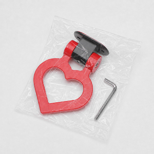 Adhesivo Decorativo para Gancho de Remolque de Coche con Diseño de Corazón, Simulación de Gancho de Remolque Delantero/Trasero para Coche de Carreras - Product Image 5
