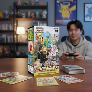 Paquete de Expansión de Cartas Coleccionables Eevee Heroes 1, Caja de 30 Sobres, Serie Espada y Escudo, Modelo S6a, Papel Recubierto - Product Image 3