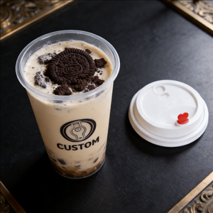 Vasos de Plástico Desechables Transparentes Esmerilados de Pared Simple para Té con Leche y Boba, 90mm de Diámetro con Pajita, Capacidad de 500ml - Product Image 6