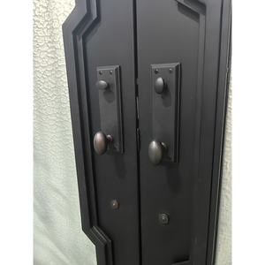 Porte d'entrée en fer à écran de sécurité pour la maison rupture thermique - Product Image 2