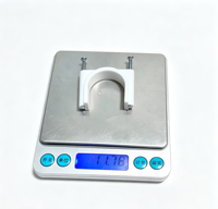 Clip de fixation double pour tuyau 25/30/32/35/40/50mm – Serre-câble en plastique pour fixation de câble optique