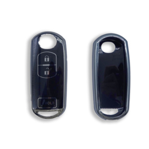 Чехол для автомобильного ключа 2 + 1 кнопки для <span class=keywords><strong>Mazda</strong></span> 2 <span class=keywords><strong>3</strong></span> 6 Axela Atenza Demio CX3 CX5 CX7 CX8 CX9 Smart <span class=keywords><strong>Key</strong></span> - Product Image 2