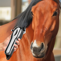 Tondeuse à cheveux pour chevaux électrique sans fil rechargeable personnalisée avec lame en céramique 2000 mAh