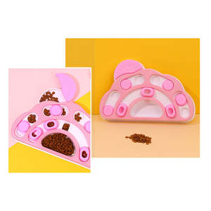 Comedero Lento Portátil para Mascotas, Venta al por Mayor, Comedero de Plástico para Perros y Gatos, Comedero Lento Tipo Rompecabezas - Product Image 2