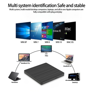Bên ngoài <span class=keywords><strong>sata</strong></span> DVD Burner Cắm và chơi cho máy tính xách tay và máy tính để bàn CD VCD Reader - Product Image 6