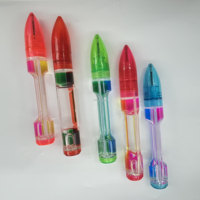 Stylo à bille sensoriel écologique en acrylique avec effet cascade et bulles d'eau pour la rentrée scolaire