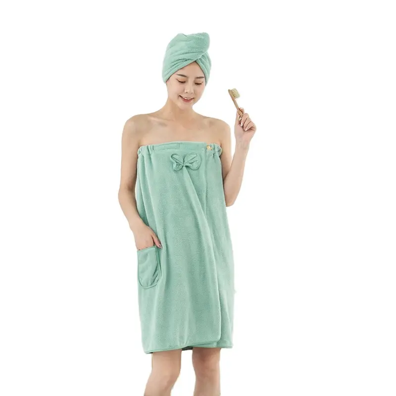 Las toallas de baño de las señoras pueden usar albornoces sexy duchas de spa de secado rápido envolver faldas de playa OEM mujeres envolturas de baño