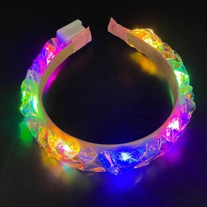 Creative LED Light-Up pellicola colorata fascia magica incandescente per capelli accessori per la laurea Ramadan Festival evento festa di <span class=keywords><strong>Halloween</strong></span> - Product Image 5