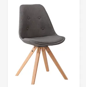 Home Móveis Tecido Cadeira Fabricante Sala De Jantar Móveis Moderna Cadeira Eam Para Eventos Com Pernas De Madeira