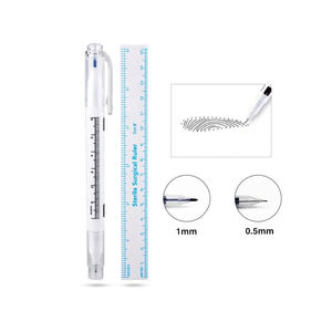 Touchfive — marqueur pour Piercing <span class=keywords><strong>de</strong></span> <span class=keywords><strong>tatouage</strong></span>, stylo chirurgical médical avec règle stérile, écriture sur la peau - Product Image 4
