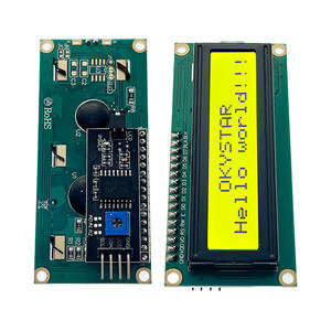 OKY4005-4 Module d'affichage <span class=keywords><strong>LCD</strong></span> LCD1602 <span class=keywords><strong>16x2</strong></span> avec adaptateur d'interface <span class=keywords><strong>I2C</strong></span> pour projets Arduino <span class=keywords><strong>Raspberry</strong></span> <span class=keywords><strong>Pi</strong></span> - Product Image 3