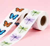 Étiquettes autocollantes en papier imperméable, autocollants mats, personnalisation d'autocollants