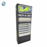 Vitrine à tabac personnalisée avec éclairage LED, écologique et étanche |   Support d'affichage pour boutique de cigares en MDF avec finition laquée et éclairage publicitaire