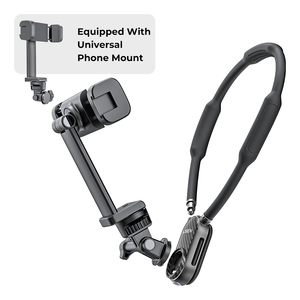 Soporte de Pecho Universal LISEN para Teléfono y Cámara de Acción, Compatible con iPhone 15, Samsung Galaxy, GoPro Hero, <span class=keywords><strong>AKASO</strong></span>, Insta360X5 de 4-11 cm - Product Image 1