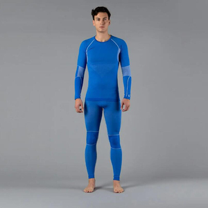 Custom Highly Functional Mens Seamless Thermal Set Underwear Warm Ski <strong>Base</strong> <strong>Layer</strong> Top and Tights Comfy Fits Like Second <strong>Skin</strong> - Product Image 4