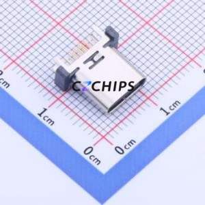 MC-110LD-L100 USB Connector Through hole Component (THT) Connector Type-C USB 3.1 Female Through Hole - Product Image 1