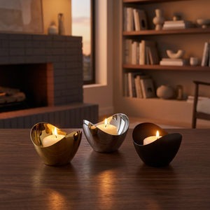 Élégant Porte-Bougie Décoratif en Fer Forgé Fait Main pour l'Intérieur de la Maison, Tables à Manger/Café, Décoration de Noël, Pâques, Mariage, Fête - Product Image 3