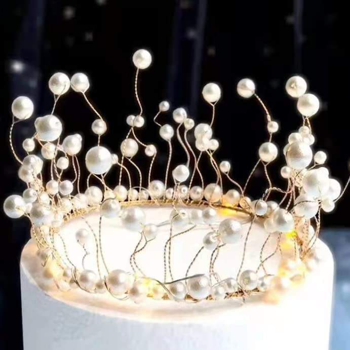 Da 1 A 4 Pezzi Decorazione Per Torta Corona, Corona Regina - Foto 6