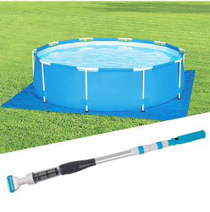 Outil de nettoyage sous-marin électrique sans fil rechargeable <span class=keywords><strong>Aspirateur</strong></span> de <span class=keywords><strong>piscine</strong></span> avec poteau télescopique - Product Image 1