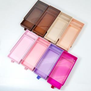 Kotak kemasan bulu mata Logo kustom casing bulu mata stok massal Label pribadi grosir kotak bulu mata - Product Image 3