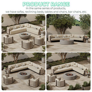 <span class=keywords><strong>Set</strong></span> Divano da Esterno in Alluminio e Corda <span class=keywords><strong>per</strong></span> Villa, <span class=keywords><strong>Balcone</strong></span>, Giardino, Hotel e Resort - Arredamento Moderno e di Lusso - Product Image 5