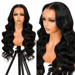 Perruque en cheveux humains ondulés, couleur naturelle, ondulations douces et lisses, dentelle transparente HD, pour les vendeurs en ligne - Product Image 3