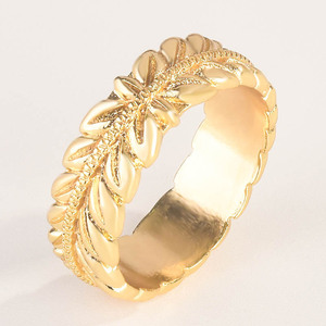 Anello Creativo a Foglia di Grano per Donne, Elegante Accessorio Ispirato al Raccolto per Outfit Quotidiani - Product Image 6