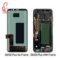 S8 plus le remplacement d'écran Pour Samsung S8 S8 Plus L'affichage D'affichage À Cristaux Liquides Écran Tactile avec cadre Pour samsung s8 plus écran d'affichage à cristaux liquides