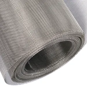 500 400 300 200 100 80 70 50 25 Micron SS Wire Mesh Grade201 304 316 316L Filter Woven Wire Mesh Screen