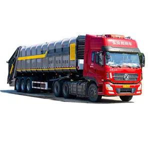 47 cubic meters large capacity rear loading compressed garbage truck