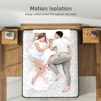 Matelas King Hypoallergénique Personnalisé - Mousse à Mémoire de Forme avec Zones de Massage pour un Confort Supérieur