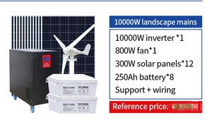 Système de production d'énergie complémentaire pour circuit urbain éolien et solaire, modèle mobile très demandé de production d'énergie solaire - Product Image 2