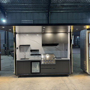 <span class=keywords><strong>Cuisine</strong></span> extérieure modulaire moderne pour les entreprises alimentaires Installation facile Structure durable Disposition personnalisée Idéal pour les marchés de rue - Product Image 3