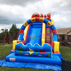 Castillo inflable con tobogán para fiestas infantiles, diseño de pez payaso, para fiestas al aire libre. - Product Image 2