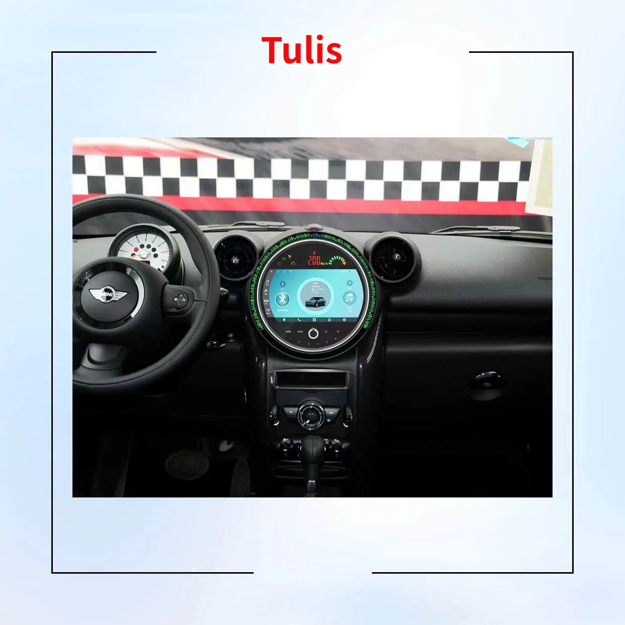 Tulis 9 "Android Radio de coche para BMW Mini Countryman R60 R61 2010-2020 Multimedia estéreo navegación GPS Monitor automático Carplay
