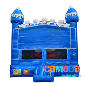 บ้านเป่าลมบ้านเป่าลมสำหรับกระโดดกระเด้งทำจากหินอ่อนสีน้ำเงิน - Product Image 2