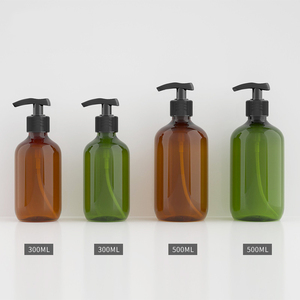 Clear Soap Bottle PET Plastic Dispenser Pump Bottle