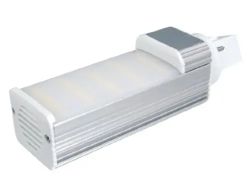 หลอดไฟ LED G24 G24 8W 85-265V 3000K 4000K 6000K K G24องศา4Pin เปลี่ยนหลอดไฟ CFL