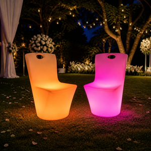 <span class=keywords><strong>Canapé</strong></span> LED Lumineux Moderne pour <span class=keywords><strong>Jardin</strong></span>, Couleurs Changeantes, Éclairé, Étanche, Anti-UV, Recyclable, <span class=keywords><strong>en</strong></span> PE Écologique et Durable pour Aménagement Paysager - Product Image 1