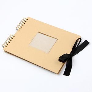 ¿? % De en blanco papel de cubierta de papel Kraft negro 80 páginas de álbum de fotos de boda - Product Image 6